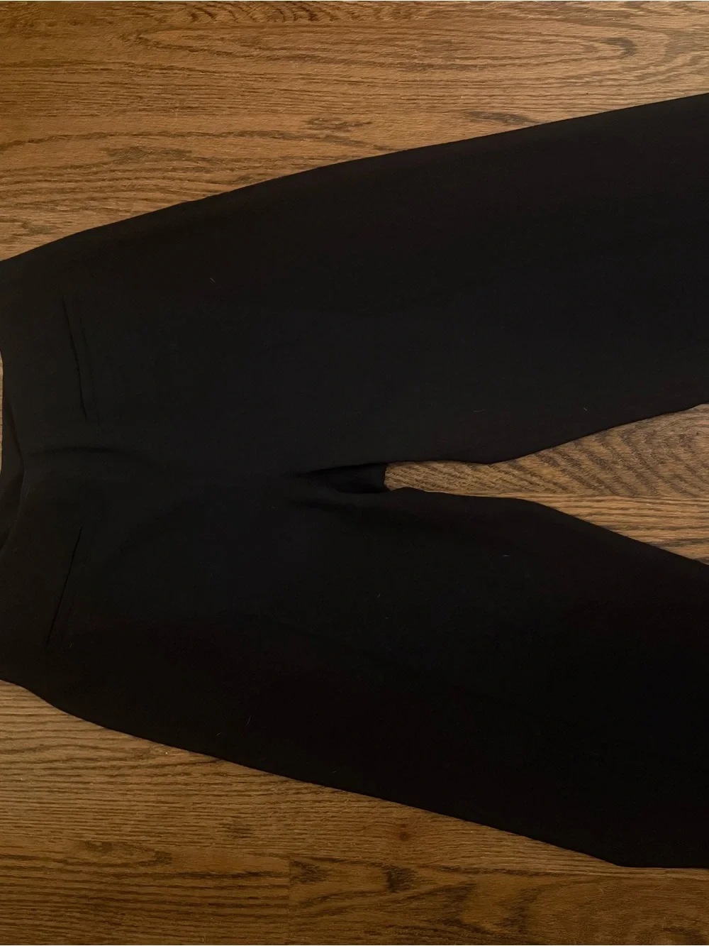 Zara Black Wide-Leg Trousers